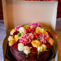 'gâteau fleurs'