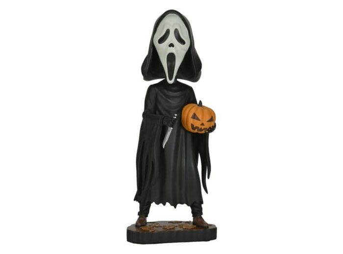 Scream Head Knocker Ghost Face with Pumpkin 20 cm NECA