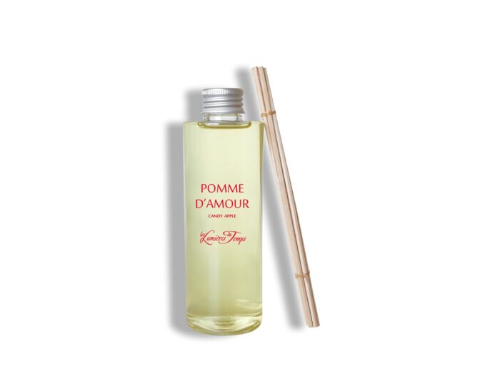 Recharge (Avec Rotins) pour Diffuseur de parfums 200 ml Pomme d'amour