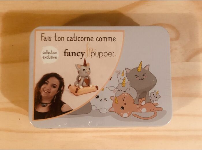 Kit DIY chat licorne fimo (caticorne) - Fancy Puppet et Graine Créative