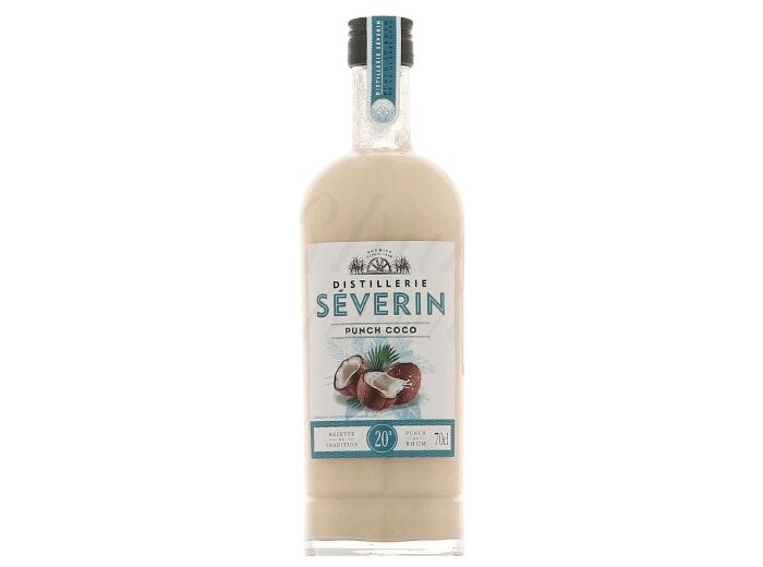 Rhum 70 cl – Punch coco – Distillerie severin