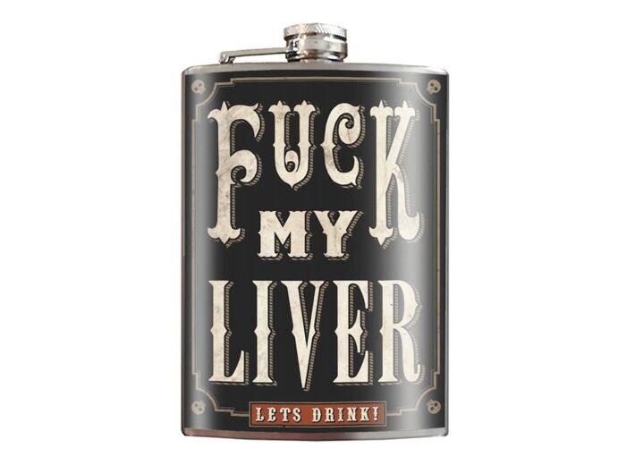 Flasque Fck My Liver TRIXIE & MILO