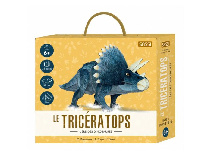 Maquette 3D - le Tricératops - Sassi