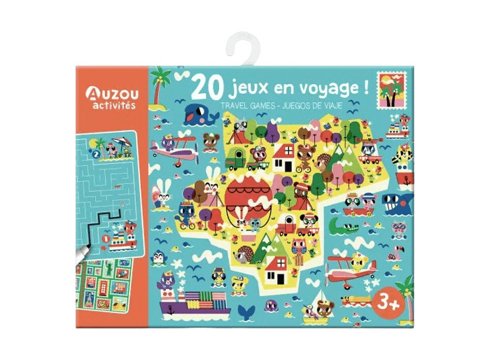 20 petits jeux - En voyage ! - Livre d'activités