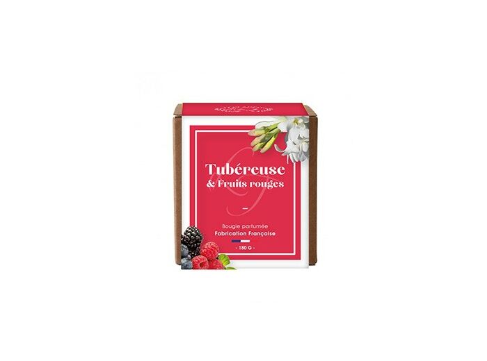 Bougie Végétale 180 g Duo Tubéreuse & Fruits Rouges