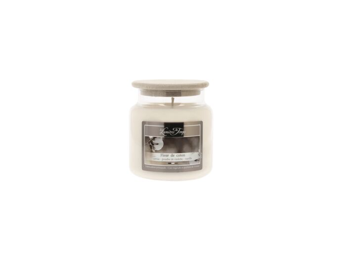 Bougie Cire Colorée 430 g Fleur de Coton