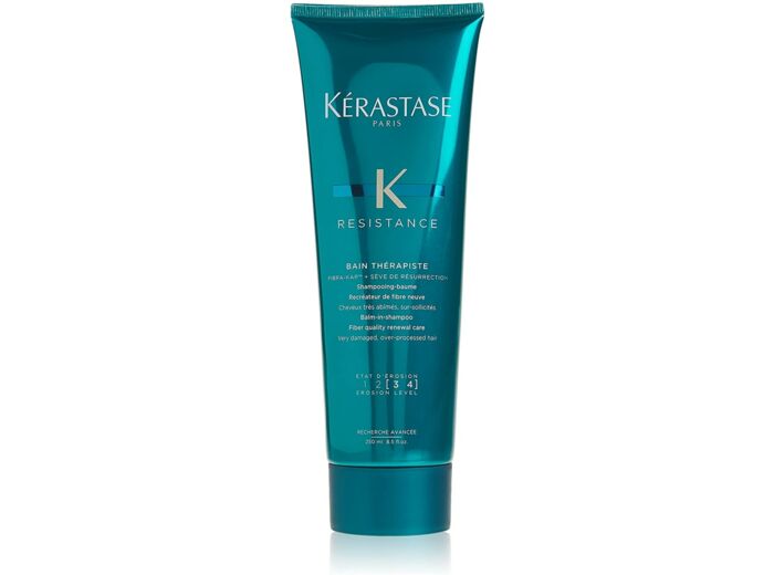 Kerastase - Gamme Resistance - Bain Thérapiste Shampooing baume recréateur de fibre neuve, cheveux très abimés et sur-sollicités - 250ml