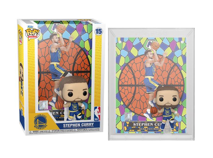 NBA - POP Trading Cards N° 15 - Stephen Curry (Mosaic) FUNKO