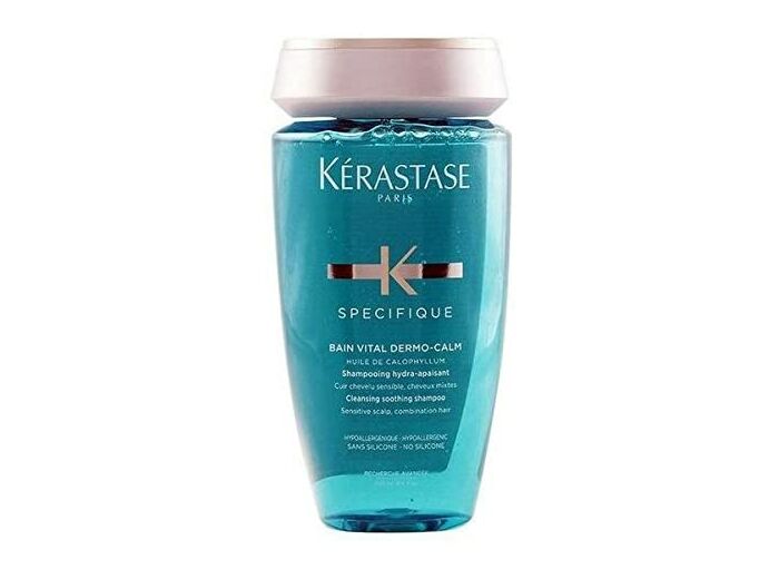 Kerastase - Gamme Spécifique - Bain Vital Dermo-Calm - Hydrate et apaise les cuirs chevelus sensibles - Conçu pour les cheveux normaux - 250ml