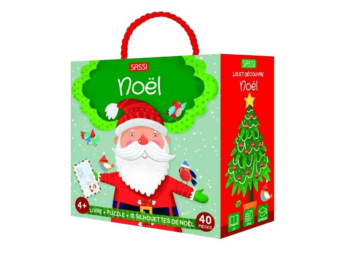 Q-box - puzzle, livre, figurines - Noël - SASSI