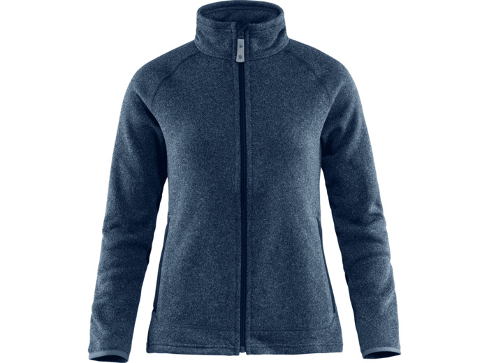 Veste Polaire Femme Övik Fleece Zip Sweater 560/Navy FJÄLLRÄVEN