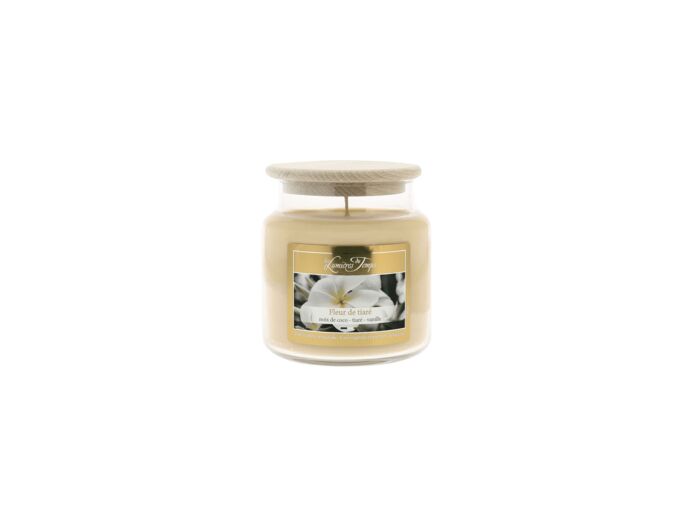 Bougie Cire Colorée 430 g Fleur de Tiaré