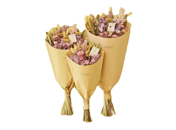 Fleurs séchées - Bouquet des champs - Lilas fleuri - Medium