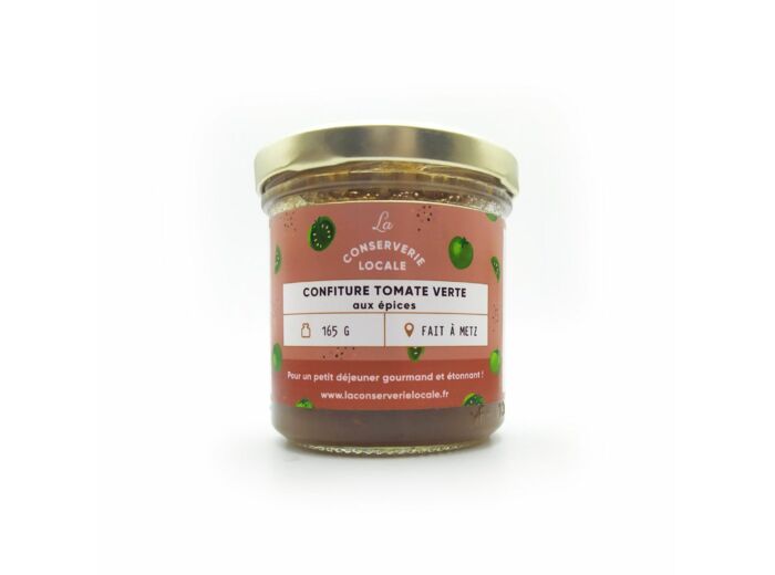 Confiture tomate verte épices - La conserverie locale