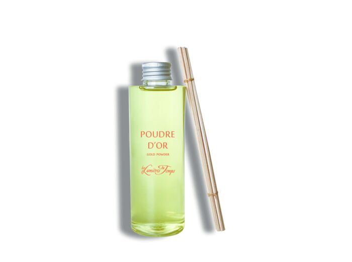 Recharge (Avec Rotins) pour Diffuseur de parfums 200 ml Poudre d'or