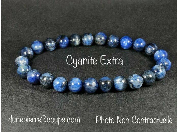 Bracelet Cyanite Extra  8mm