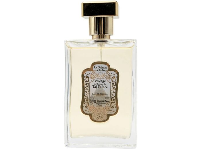 La Sultane de Saba - Eau de parfum Voyage sur la route Taj Palace - Musc Encens Rose - 100ml