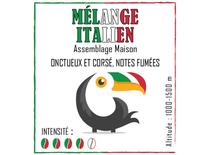 Café Italien grains 1 kg - Brulerie des récollets