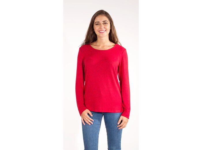 Pull Maille Rouge
