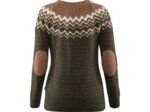 Pull Femme Övik Knit Sweater 662/Deep Forest FJÄLLRÄVEN