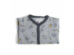 Pyjama 1m jersey gris chiné allover chats Les Moustaches