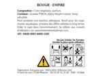 Bougie Luxe PM 200 gr boîte Empire