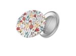 Broche (badge) - Motif fleuri #119 - Maison Joliette