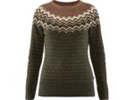 Pull Femme Övik Knit Sweater 662/Deep Forest FJÄLLRÄVEN