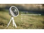 Ventilateur électrique multifonctions NEF10 - Batterie 1000 NITECORE