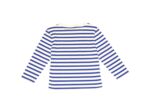 Tee-Shirt Enfant en Jersey de Coton Bio Ultramarine/écru FRENCH POESIE