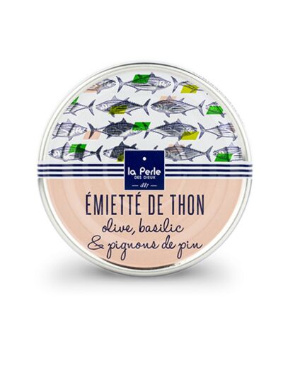 Emietté de Thon olive, basilic & pignons de pin