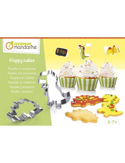 Happy Cakes, Dinosaures - Boite créative - Avenue Mandarine