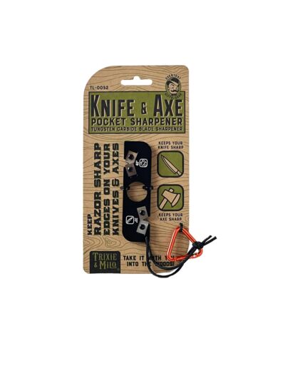 Pocket Sharpener Knife et Axe TRIXIE & MILO