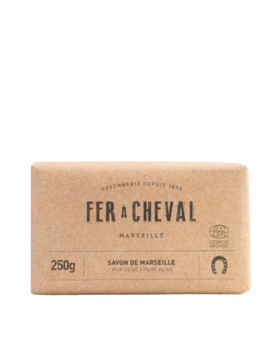 Savon de Marseille savonnette pur olive 250grs - Fer à cheval