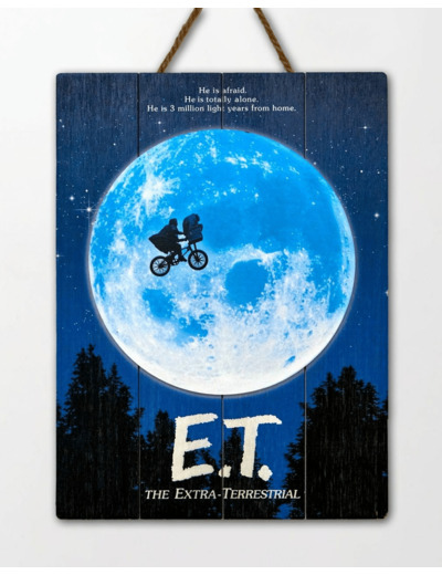 E.T. - Art - Poster WoodArts 3D en bois '30x40cm'