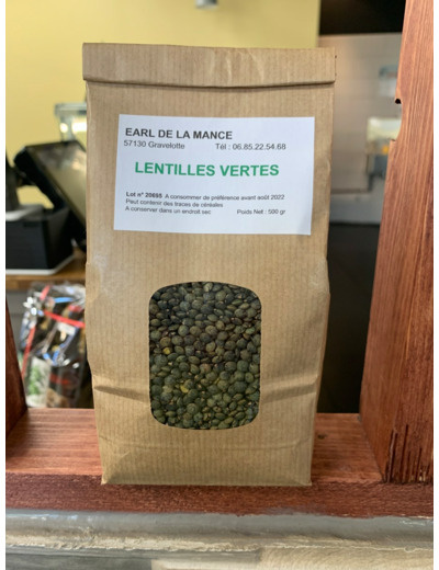 Lentilles vertes