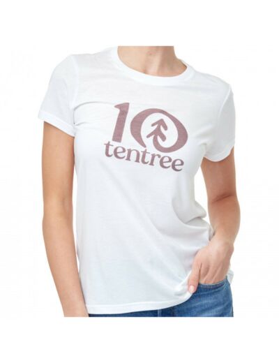 T-Shirt Femme Logo White TENTREE