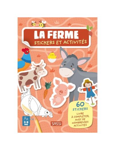 Stickers et activités - La ferme - Sassi