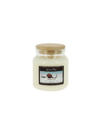 Bougie Cire Colorée 145 g Vanille Coco