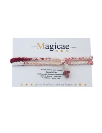 Bracelet porte bonheur - French kiss - Magicae