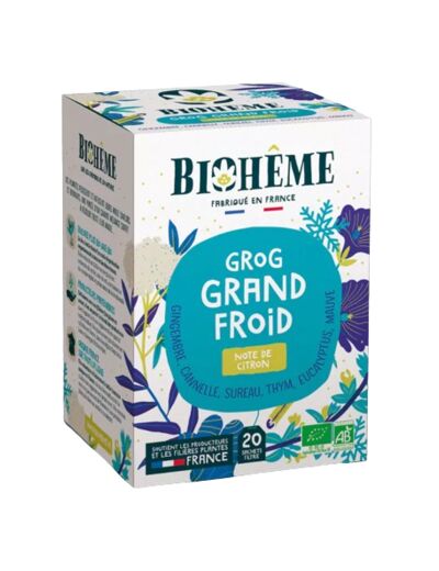 Infusion bio - Grog grand froid - Biohême