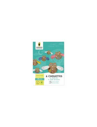 Kit créatif - chouettes - pirouette cacahouète