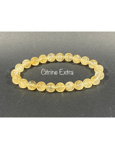 Bracelet Citrine Extra 8mm