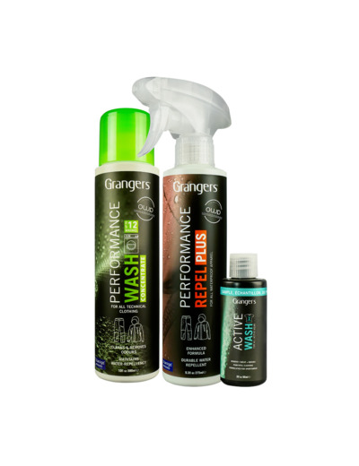 Kit entretien vêtements imperméables Clothing Care Kit GRANGERS