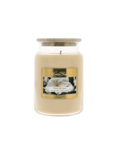 Bougie Cire Colorée 670 g Fleur de Tiaré