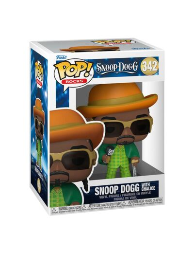 Snoop Dogg POP! 342 Rocks Vinyl Figurine Snoop Dogg w/Chalice 9 cm