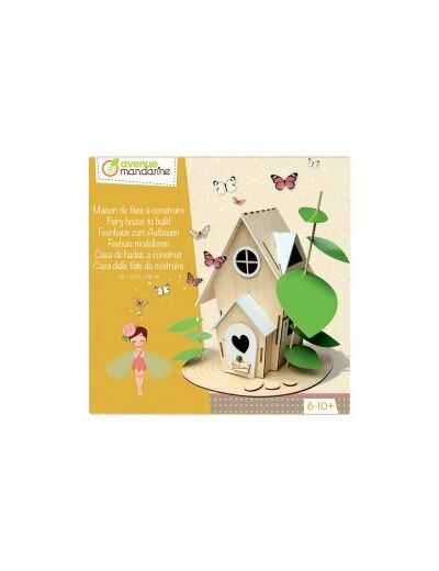 Kit DIY maison de fées à construire - Avenue mandarine