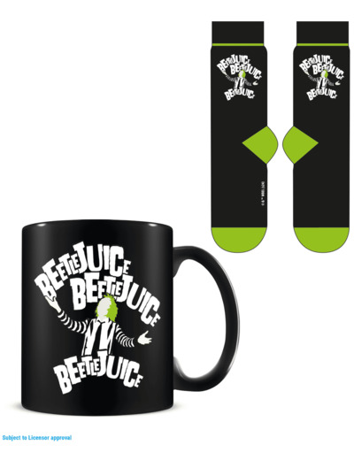 BEETLEJUICE - Beetlejuice Beetlejuice - Mug 315ml et Chaussettes 41-45