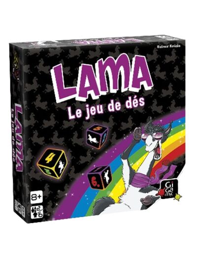Jeu d'ambiance - Lama, jeu de dés - Gigamic