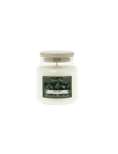 Bougie Cire Colorée 145 g Cèdre Blanc